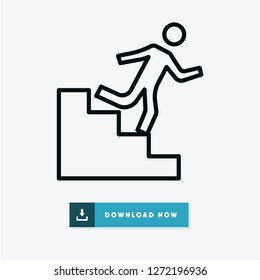 Exit vector icon