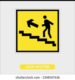 exit vector icon