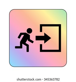 exit - vector icon