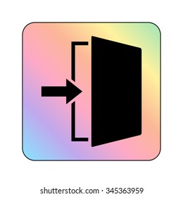 exit - vector icon