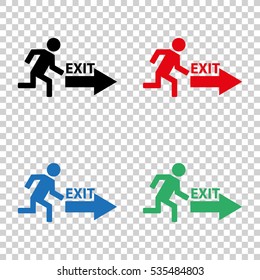 exit  - vector icon