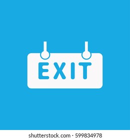 exit vector icon