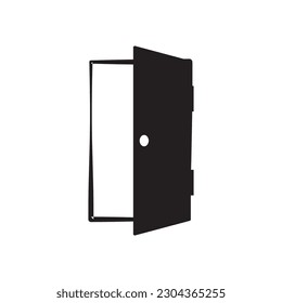 Exit vector icon. Door flat sign design. Door vector icon. Door symbol pictogram. Door line icon. UX UI icon