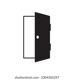 Exit vector icon. Door flat sign design. Door vector icon. Door symbol pictogram. Door line icon. UX UI icon