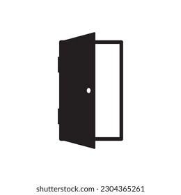Exit vector icon. Door flat sign design. Door vector icon. Door symbol pictogram. Door line icon. UX UI icon
