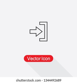 Exite Icon Vector Illustration Ep10