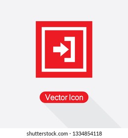 Exite Icon Vector Illustration Eps10