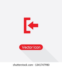 Exite Icon Vector Illustration Eps10