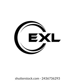 EXL Letter Logo Design, Inspiration for a Unique Identity. Modern Elegance and Creative Design. Watermark Your Success with the Striking this Logo.