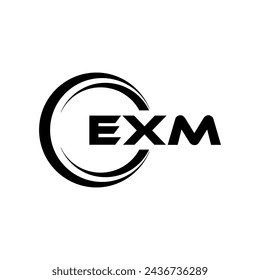 EXM Letter Logo Design, Inspiration for a Unique Identity. Modern Elegance and Creative Design. Watermark Your Success with the Striking this Logo.