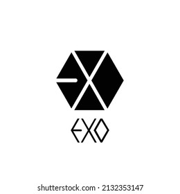 EXO logo, new logo on white background. Simple design for graphic, logo, website, social media, UI, mobile app, EPS10