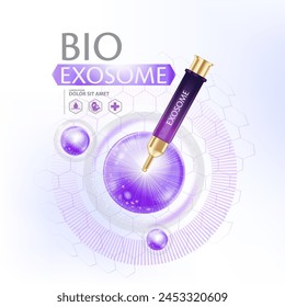 Exosome Serum Skin Care Cosmetic,  Skin Rejuvenation