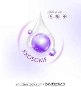 Exosome Serum Skin Care Cosmetic,  Skin Rejuvenation