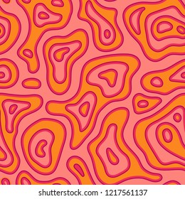 Exotic abstract seamless pattern background, decorated with wild skin texture. Boho, hippie fashion swimwear, hand painted colorful art. Textile tie dye,paisley, trendy paper cut cutout