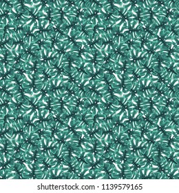 Exotic abstract vector green tropical jungle seamless pattern . Trendy art beach print wallpaper