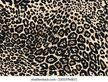 Diseño de Vector de leopardo animal salvaje