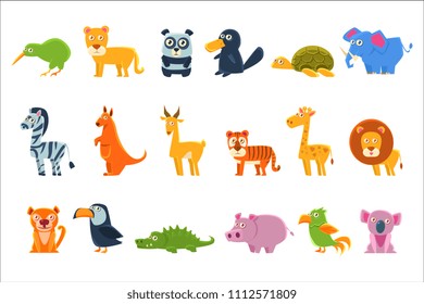 Exotic Animals Fauna Set