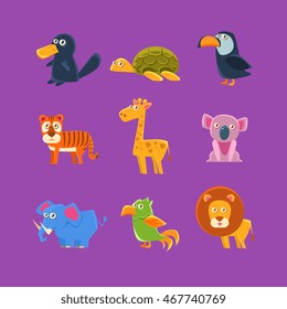 Exotic Animals Fauna Set