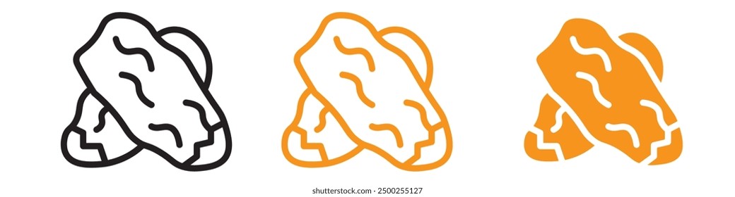 Icono de fruta de fecha árabe exótica para Ilustraciones culinarias y nutricionales en proyectos alimentarios