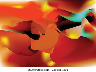 diseño de plantilla de color de fondo exótico 1