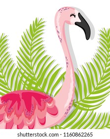 Exotic bird cartoon
