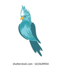 exotic bird fauna isolated icon vector illustration design