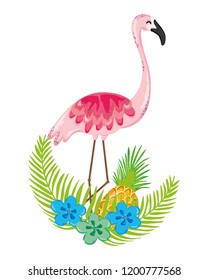 Exotic bird and summer