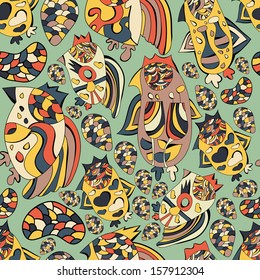 Exotic birds.
