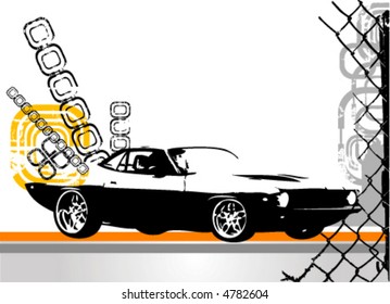 exotic car vector