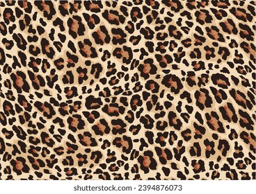exotic colorful wild leopard design hand drawn classic strong seamless repeat pattern for everything