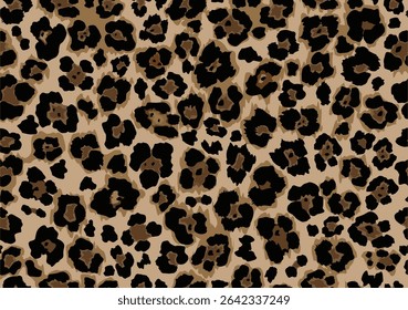 vetor desenhado à mão do projeto do leopardo