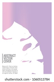 Exotic cover. Flat eco placard. Vector abstract holographic pattern for poster design. Organic summer flyer. 2d prints for headpage.  Exotic graphic pattern for backdrop. Business template.