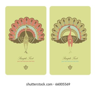 exotic decoration card