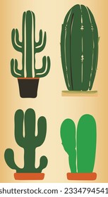 Plantas de casa decorativas exóticas. Icono plano o caricatura para decoración doméstica y diseño botánico.