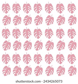 Exotic Design Jungle Leaves Pattern Texture Background Textile Design Wallart VECTOR