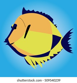 exotic Fish vector