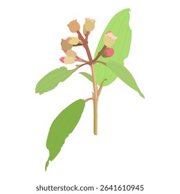 Exotic floral design inspired by tropical plants.