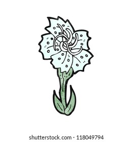 caricatura de flores exóticas