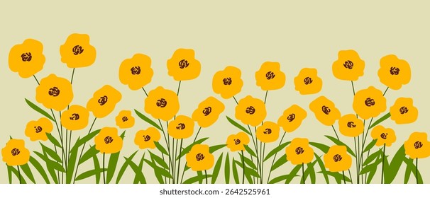 Flores exóticas y

D plantas patrón de Ilustración vectorial dibujado a mano. Colorido diseño botánico contemporáneo.