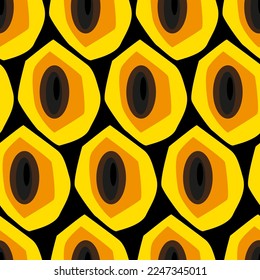 exotic fruit seamless vector pattern
