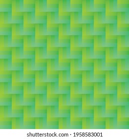 Exotic Green Pattern Gradation Design
