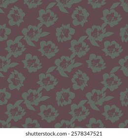 Exotic hand drawn flowers, seamless patterns with floral for fabric, textiles, clothing, wrapping paper, cover, banner, home decor, abstract backgrounds