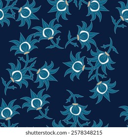 Exotic hand drawn flowers, seamless patterns with floral for fabric, textiles, clothing, wrapping paper, cover, banner, home decor, abstract backgrounds