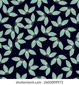 Exotic hand drawn flowers, seamless patterns with floral for fabric, textiles, clothing, wrapping paper, cover, banner, home decor, abstract backgrounds. Vector illustration.