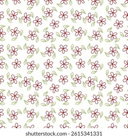 Exotic hand drawn flowers, seamless patterns with floral for fabric, textiles, clothing, wrapping paper, cover, banner, home decor, abstract backgrounds