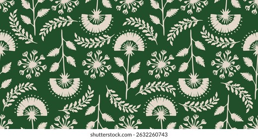 Exotic hand drawn flowers, seamless patterns with floral for fabric, textiles, clothing, wrapping paper, cover, banner, home decor, abstract backgrounds. Vector illustration.