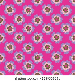 Exotic hand drawn flowers, seamless patterns with floral for fabric, textiles, clothing, wrapping paper, cover, banner, home decor, abstract backgrounds. Vector illustration