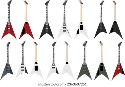 Exotic Heavy Metal Guitar Musical Instrument