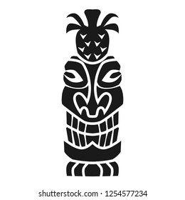 Exotic idol icon. Simple illustration of exotic idol vector icon for web design isolated on white background