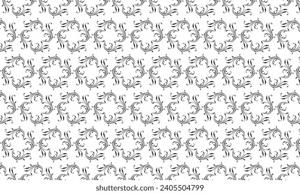 Exotic interior seamless pattern design.